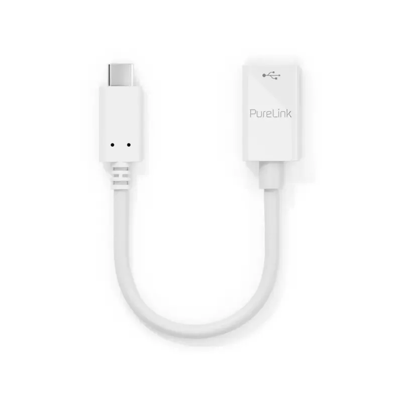 USB laidas PureLink IS230 0,1 m USB C į USB A Balta