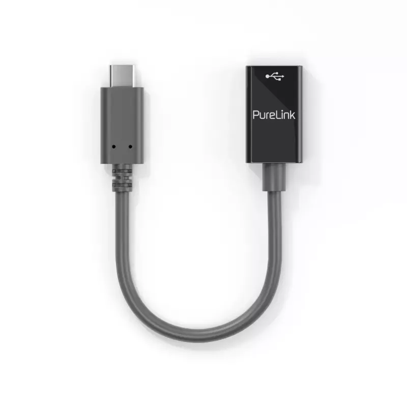 USB laidas PureLink IS231 0,1 m USB-C USB-A juodas