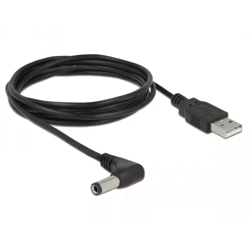 Maitinimo laidas DeLOCK 85588 USB A 1,5 m Juodas
