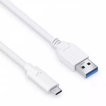 USB laidas PureLink IS2610-010 USB 3.2 Gen 2 1m USB C USB A Baltas