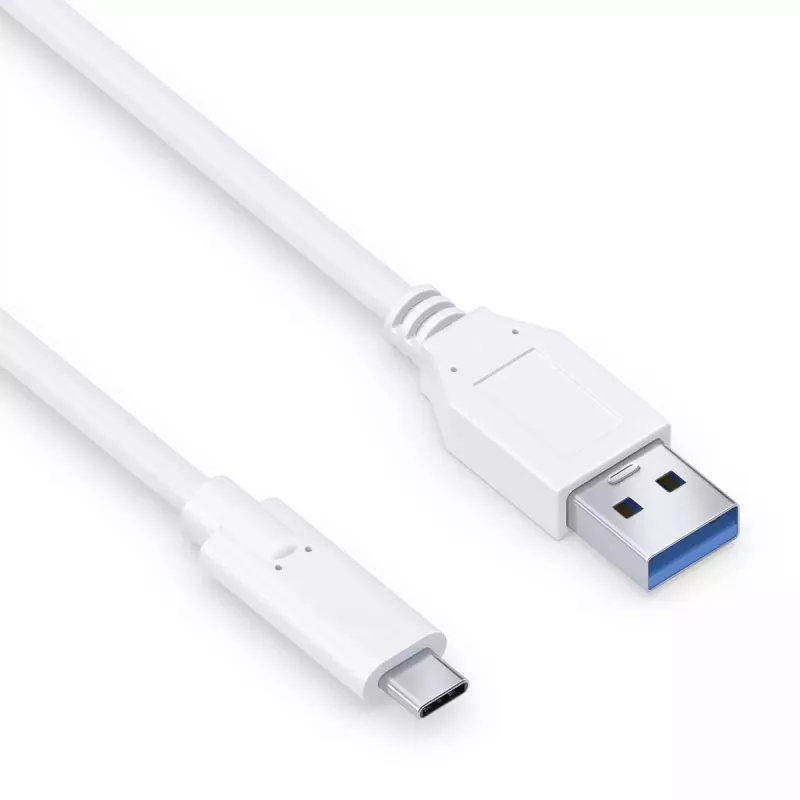 USB laidas PureLink IS2610-010 USB 3.2 Gen 2 1m USB C USB A Baltas