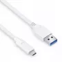 USB laidas PureLink IS2610-010 USB 3.2 Gen 2 1m USB C USB A Baltas