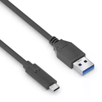 USB laidas PureLink IS2611-010 USB 3.2 Gen 2 1m USB C USB A Juoda