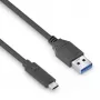 USB laidas PureLink IS2611-010 USB 3.2 Gen 2 1m USB C USB A Juoda