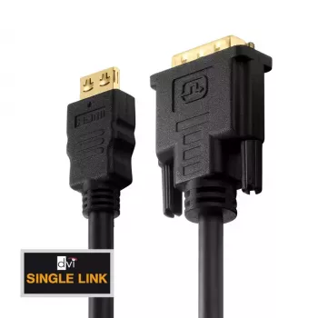HDMI-DVI laidas PureLink PI3000-005 0,5 m