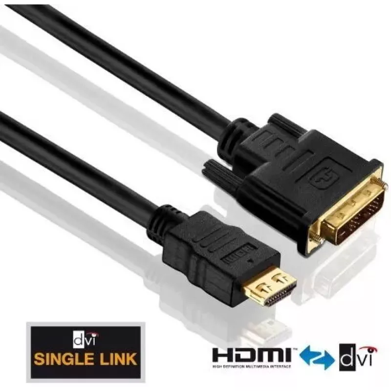 HDMI-DVI laidas PureLink PI3000-005 0,5 m