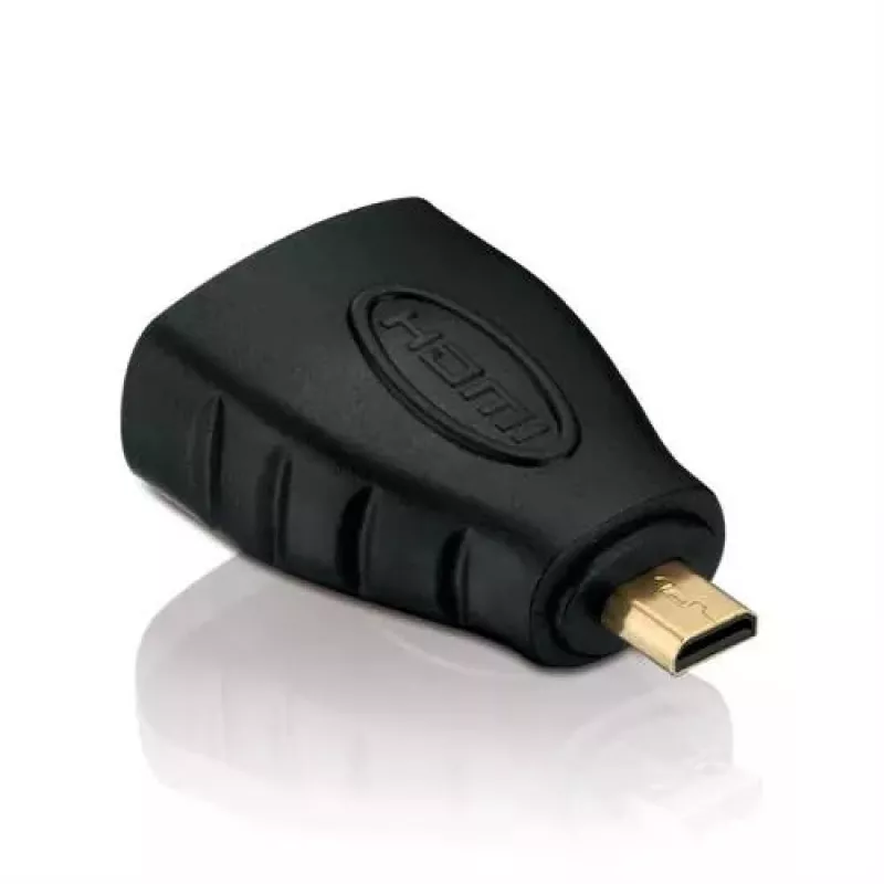 jungčių adapteris HDMI microHDMI juodas PureLink X-HA050 auksuotas