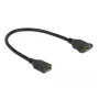 „DisplayPort“ laidas, jungtis–jungtis, skirtas montuoti skydelyje, „DeLOCK 87099“