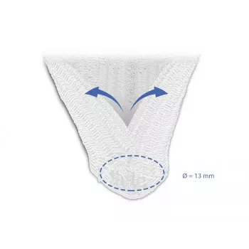 Pintas apsauginis vamzdelis DeLOCK 20808 5 m x 13 mm Baltas