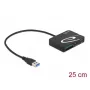 Kortelių skaitytuvas DeLOCK 91756 Juodas MicroSD SD MMC USB 5 Mbit/s