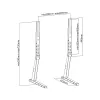 Monitoriaus laikiklis PureLink PM-TVS-02 juodas 165,1 cm 35 kg