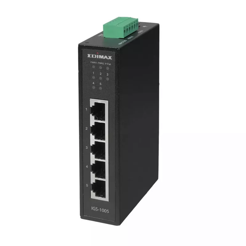 Nevaldomas komutatorius Edimax IGS-1005 L2 Gigabit Ethernet 5 prievadai
