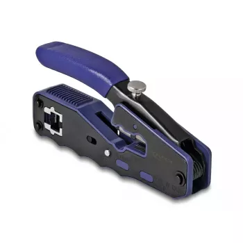 “DeLOCK 90577” kabelių užspaudimo replės Užspaudimo įrankis Juoda Mėlyna Plotis 62 mm Ilgis 135 mm Aukštis 20 mm