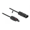 Kabelis DeLOCK DL4 Solar kabelis 4 mm² vyriškas į moterišką 1 m juodas