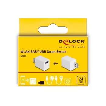 „Smart Plug DeLOCK 11828“ vidaus Wi‑Fi 2A balta