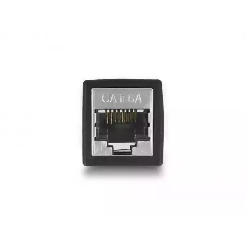 DeLOCK Adapter RJ45 lizdas į RJ45 lizdą Cat.6A juodas