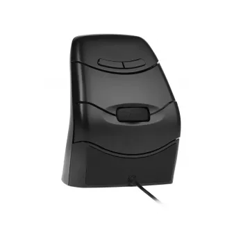 BakkerElkhuizen DXT 3 pelė belaidė, ambidekstrinė, optinė, RF belaidė, 2400 DPI, juoda