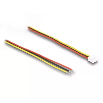DeLOCK jungiamasis laidas 3 kontaktų kameros moduliams V8 10 cm Juoda Raudona Geltona