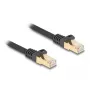 DeLOCK RJ45 tinklo laidas Cat.6A S/FTP 10 m juodas