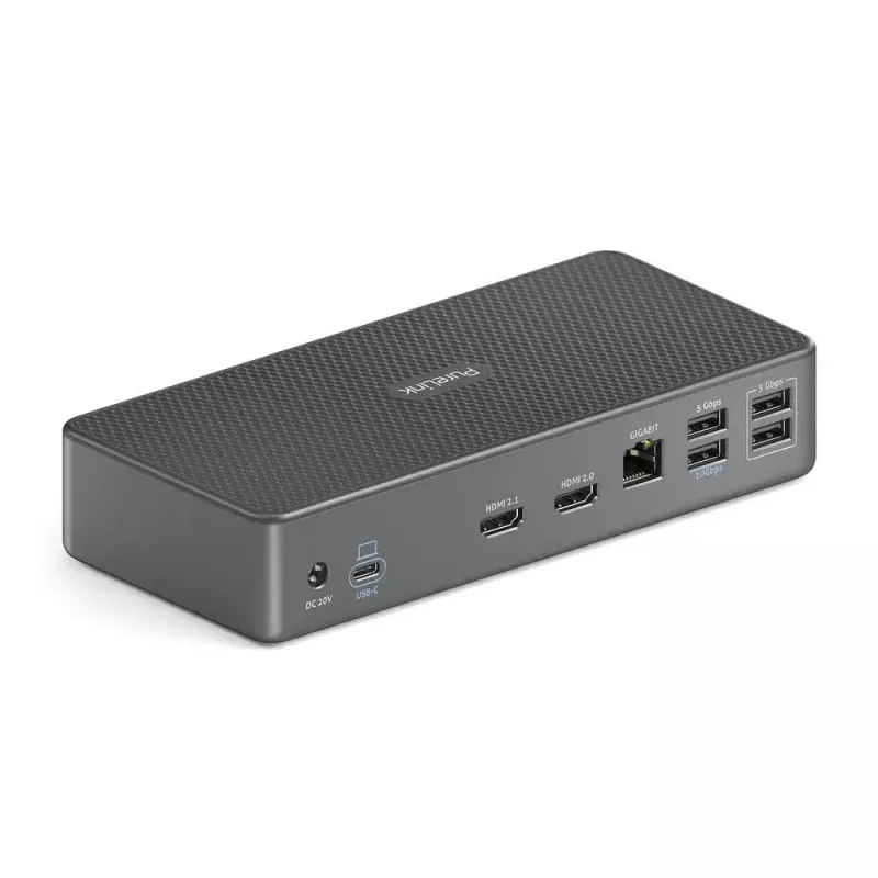 Nešiojamojo kompiuterio dokas PureLink VL-D200 laidinis pilkas USB maitinimo tiekimas HDMI 2.0