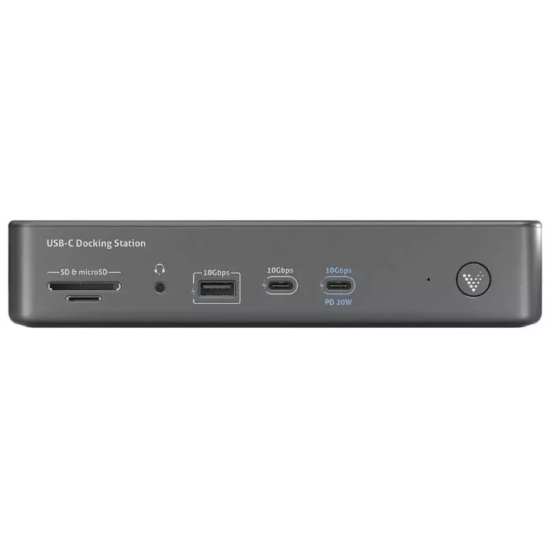 Nešiojamojo kompiuterio dokas PureLink VL-D220 Laidinis USB 3.2 Gen 2 Type-C Pilkas