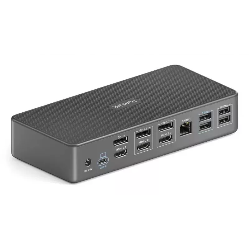 Docking Station PureLink VL-D230DL USB 3.2 Gen 2 Type-C pilkas laidinis