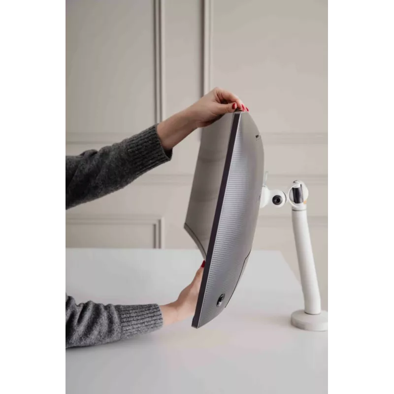 BakkerElkhuizen BE Flexible Single White, Clamp, 10 kg, 43.2 cm (17 col.), 88.9 cm (35 col.), 100 x 100 mm, balta