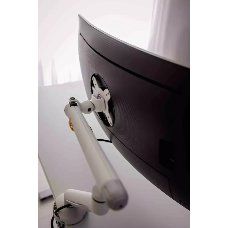 BakkerElkhuizen BE Flexible Single White, Clamp, 10 kg, 43.2 cm (17 col.), 88.9 cm (35 col.), 100 x 100 mm, balta