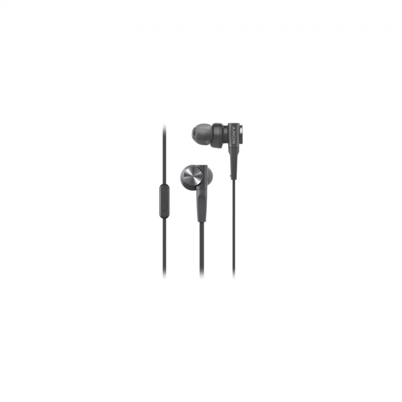 Sony MDR-XB55AP ausinės, laidinės, į ausis, juodos