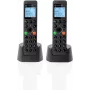 DECT telefonas Motorola DOT202 Twin belaidis ragelis Skambintojo ID juodas