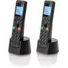 DECT telefonas Motorola DOT202 Twin belaidis ragelis Skambintojo ID juodas