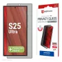 Displex privatumo ekrano apsauga (10H), skirta „Samsung Galaxy S25 Ultra“, ekologiškas montavimo rėmelis, privatumo filtras