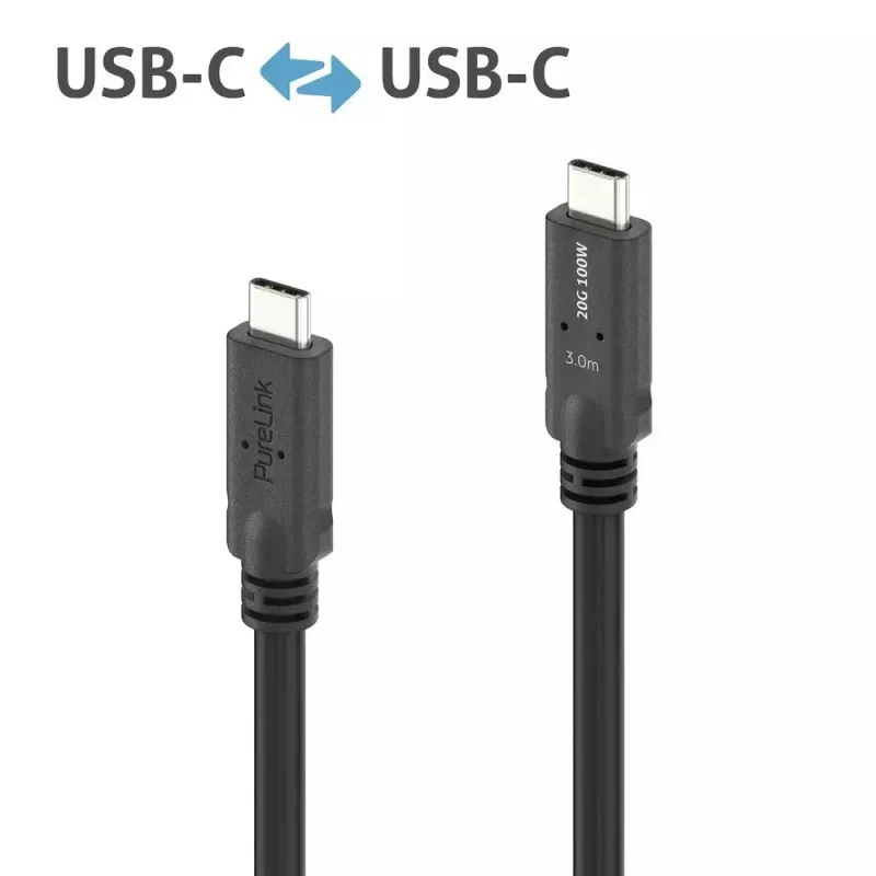 USB laidas PureLink PI6600-020 USB4 Gen 2x2 2 m juodas