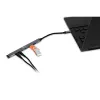 USB-C Hub 7-in-1 BakkerElkhuizen BNECHUB3A4C — 7 prievadai (USB 3.2 Gen1 A, USB 3.2 Gen1 C, USB 2.0), aliuminio korpusas, pilka/juoda