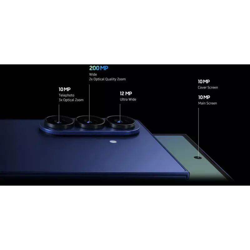Išmanusis telefonas „Samsung Galaxy Z Fold7“ 8 colių 512 GB mėlynas