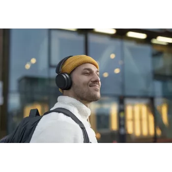 Headset Philips TAH5209BK/97 (5000 serija) — Belaidės Bluetooth antausinės, 20–20000 Hz, 10 m veikimo nuotolis, 223 g, juodos