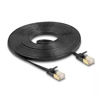 Tinklo kabelis DeLOCK RJ45 Cat.6A kištukas–kištukas U/FTP 5 m juodas