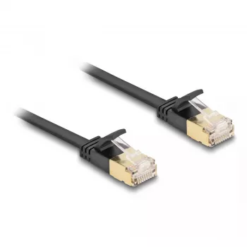 Tinklo kabelis DeLOCK RJ45 Cat.6A kištukas–kištukas U/FTP 5 m juodas