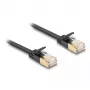 Tinklo kabelis DeLOCK RJ45 Cat.6A kištukas–kištukas U/FTP 5 m juodas