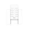 Sieninis laikiklis Sonoff RM433 RM433R2-BASE nuotolinio valdymo pultui tvirtinti