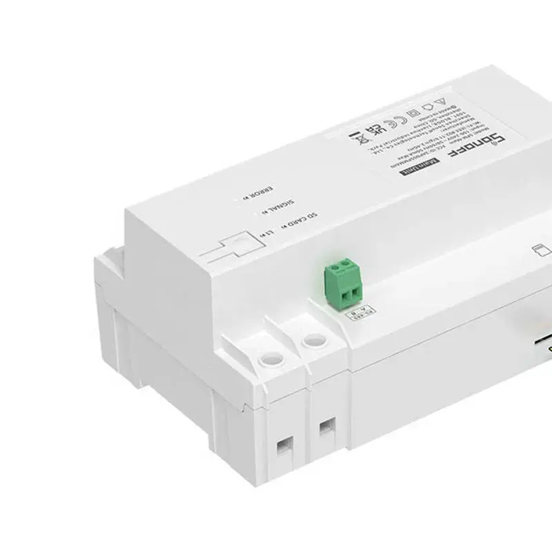 Išmanusis jungiklis „Sonoff SPM-Main“ su „Wi-Fi“, nuotoliniu valdymu ir energijos stebėsena