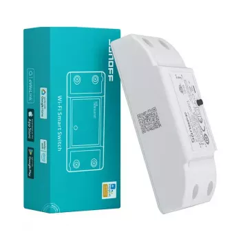 Išmanusis jungiklis Sonoff BASICR4 10A ESP32 — „Wi‑Fi“ relės modulis namų automatizavimui