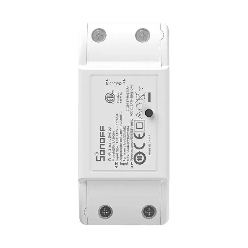 Išmanusis jungiklis Sonoff BASICR4 10A ESP32 — „Wi‑Fi“ relės modulis namų automatizavimui