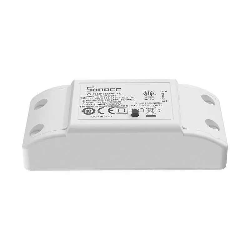 Išmanusis jungiklis Sonoff BASICR4 10A ESP32 — „Wi‑Fi“ relės modulis namų automatizavimui
