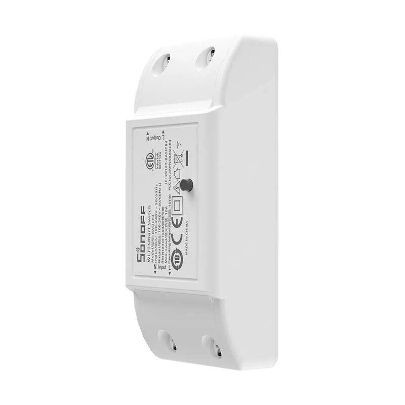 Išmanusis jungiklis Sonoff BASICR4 10A ESP32 — „Wi‑Fi“ relės modulis namų automatizavimui