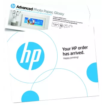 HP Advanced Photo Paper Glossy 65 lb 4 x 12 in. (101 x 305 mm) 10 lapų