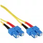 InLine šviesolaidinis dvipusis kabelis SC/SC 9/125µm OS2 0,5 m
