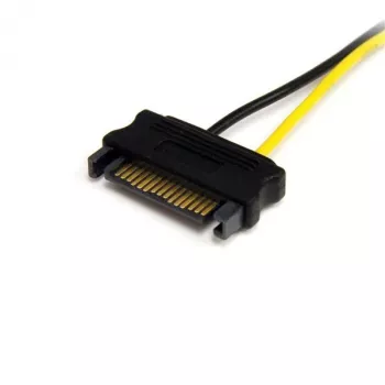 StarTech.com 6 colių SATA maitinimo į 8 kontaktų PCI Express vaizdo plokštės maitinimo kabelio adapteris