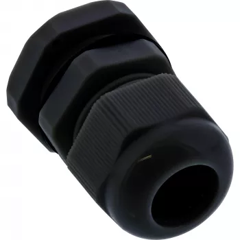 InLine kabelio riebokšlis nailoninis IP68 3,5–6 mm juodas 10 vnt., neoprenas, nailonas, juoda, 43 g, 80 mm, 120 mm, 25 mm