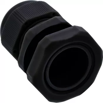 InLine kabelio riebokšlis nailoninis IP68 3,5–6 mm juodas 10 vnt., neoprenas, nailonas, juoda, 43 g, 80 mm, 120 mm, 25 mm